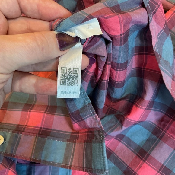 Bonobos Slim Fit Plaid Button-Down Shirt Men’s Large Check 100% Cotton - Picture 7 of 7